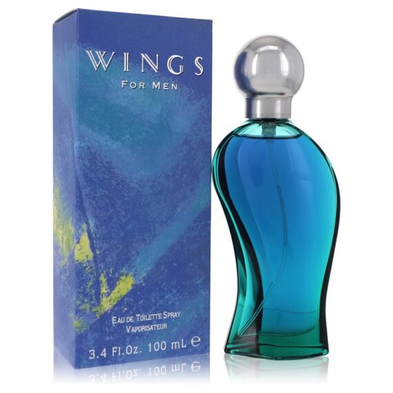 Wings by Giorgio Beverly Hills Eau De Toilette- Cologne Spray 3.4 oz for Men