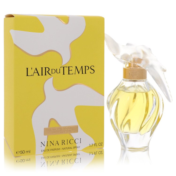 L’Air Du Temps by Nina Ricci Eau De Parfum Spray with Bird Cap 1.7 oz for Women