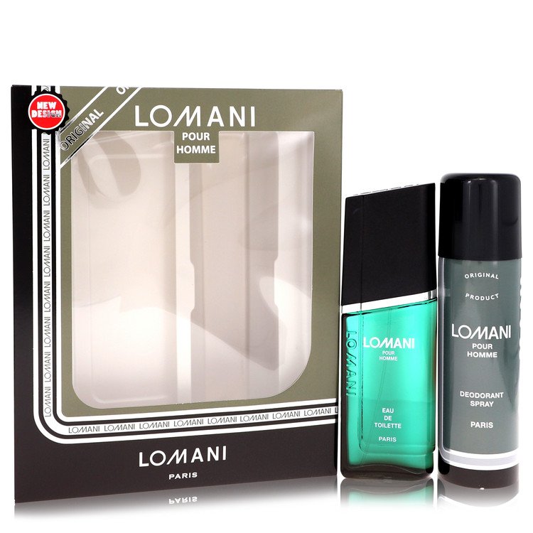 Lomani by Lomani Gift Set — 3.4 oz Eau De Toilette Spray + 6.7 oz Deodorant Spray for Men