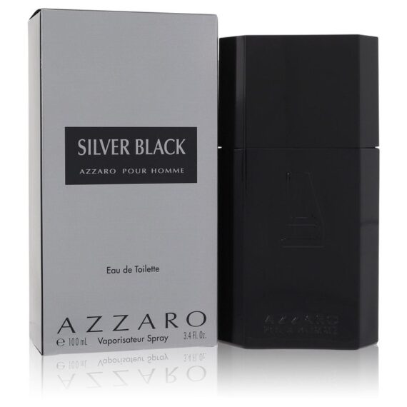 Silver Black by Azzaro Eau De Toilette Spray 3.4 oz for Men