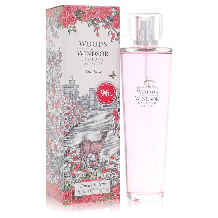 True Rose by Woods of Windsor Eau De Toilette Spray 3.3 oz for Women