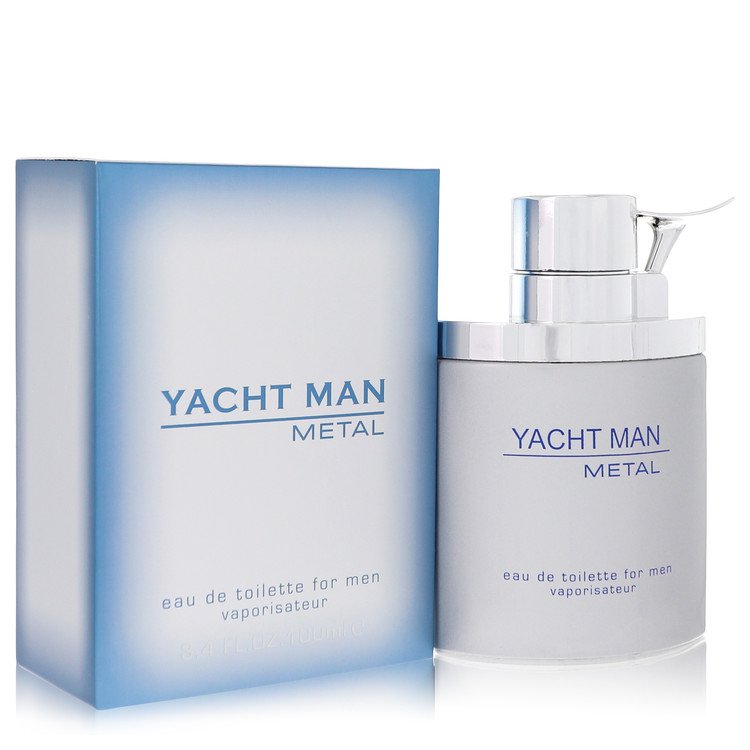 Yacht Man Metal by Myrurgia Eau De Toilette Spray 3.4 oz for Men