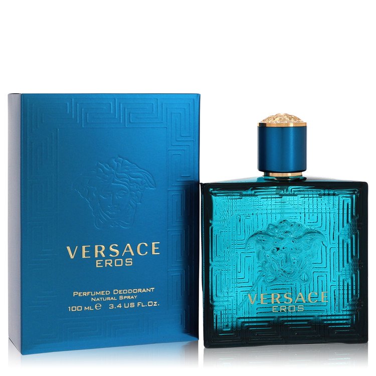 Versace Eros by Versace Deodorant Spray 3.4 oz for Men