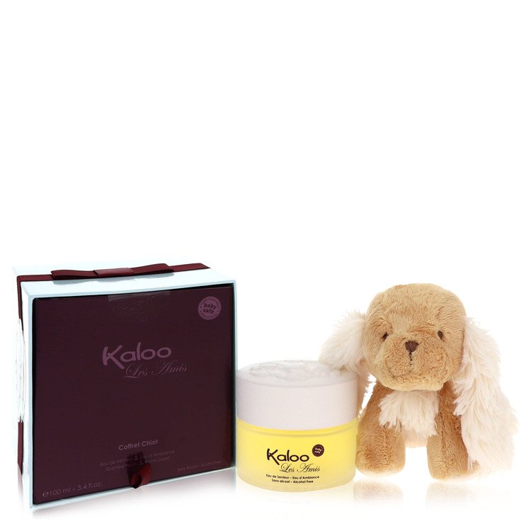 Kaloo Les Amis by Kaloo Eau De Senteur Spray – Room Fragrance Spray (Alcohol Free) + Free Fluffy Puppy 3.4 oz for Men