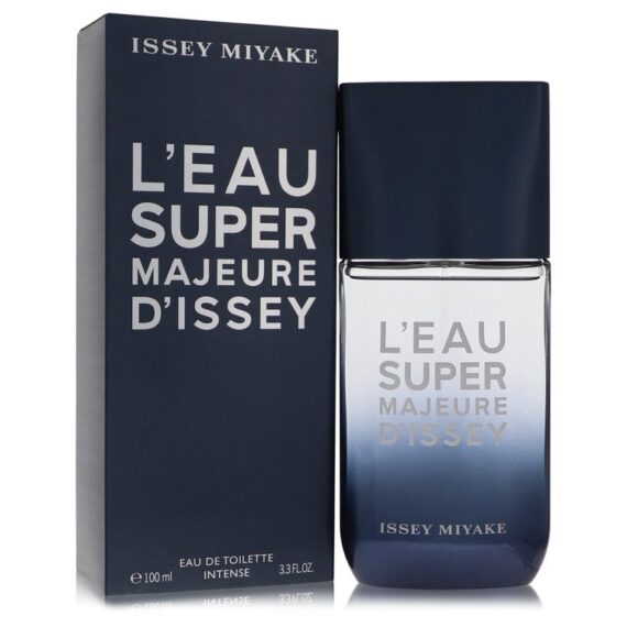 L'eau Super Majeure d'Issey by Issey Miyake Eau De Toilette Intense Spray 3.3 oz for Men