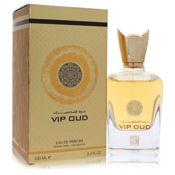 VIP Oud by Rihanah Eau De Parfum Spray (Unisex) 3.4 oz for Men