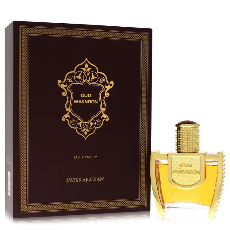 Oud Maknoon by Swiss Arabian Eau De Parfum Spray (Unisex) 1.5 oz for Women
