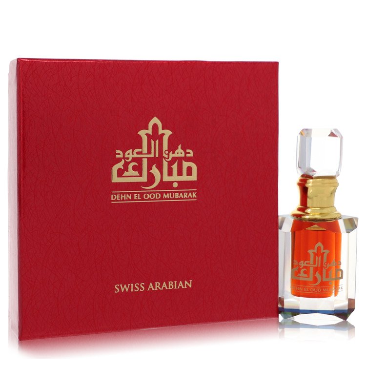 Dehn El Oud Mubarak by Swiss Arabian Extrait De Parfum (Unisex) .20 oz for Men