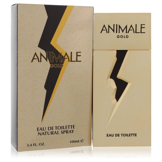 Animale Gold by Animale Eau De Toilette Spray 3.4 oz for Men