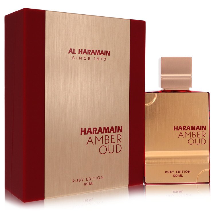 Al Haramain Amber Oud Ruby by Al Haramain Eau De Parfum Spray (Unisex) 4 oz for Women