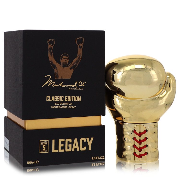 Muhammad Ali Legacy Round 5 by Muhammad Ali Eau De Parfum Spray (Classic Edition) 3.3 oz for Men