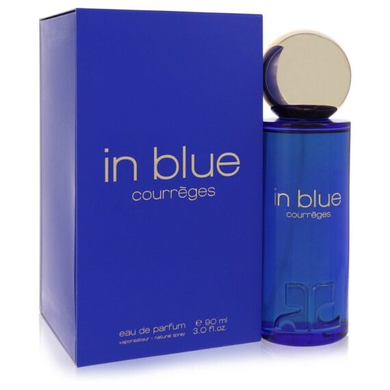 Courreges In Blue by Courreges Eau De Parfum Spray 3 oz for Women