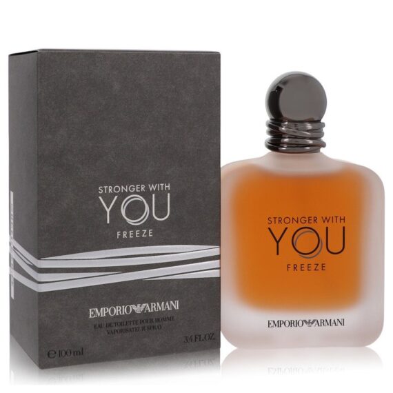 Stronger with You Freeze by Giorgio Armani Eau De Toilette Spray 3.4 oz for Men