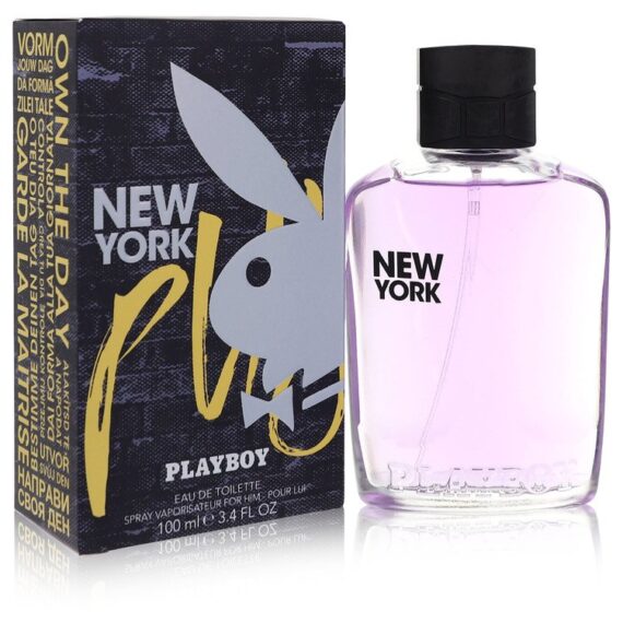 New York Playboy by Playboy Eau De Toilette Spray 3.4 oz for Men