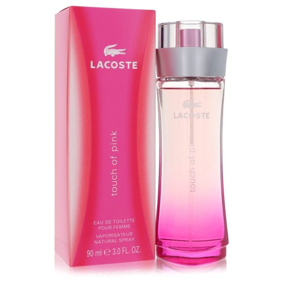 Touch of Pink by Lacoste Eau De Toilette Spray 90ml for Women