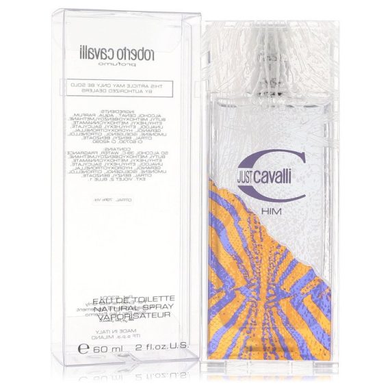 Just Cavalli by Roberto Cavalli Eau De Toilette Spray 60ml for Men