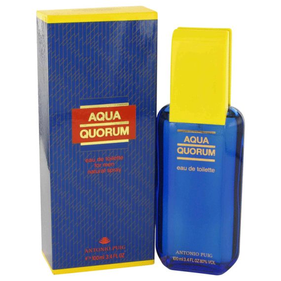 Aqua Quorum by Antonio Puig Eau De Toilette Spray 100ml for Men