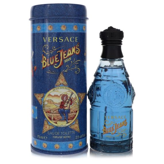Blue Jeans by Versace Eau De Toilette Spray (New Packaging) 75ml for Men