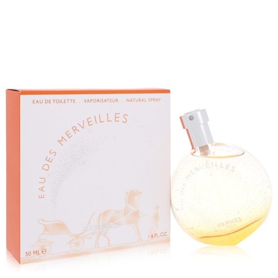 Eau Des Merveilles by Hermes Eau De Toilette Spray 50ml for Women