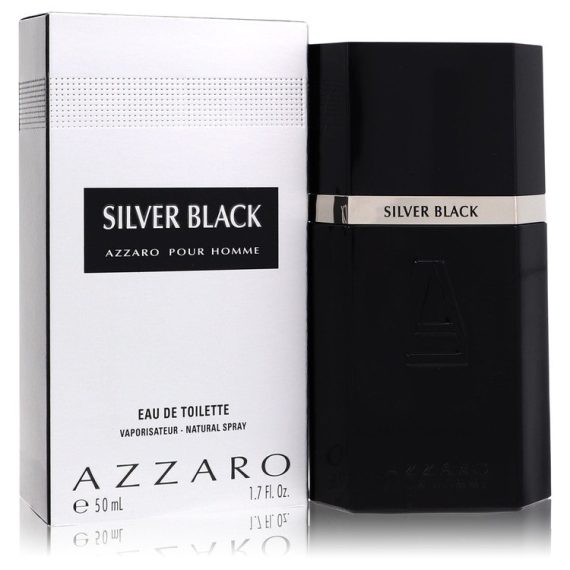 Silver Black by Azzaro Eau De Toilette Spray 50ml for Men