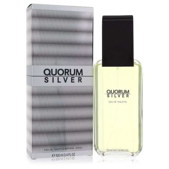 Quorum Silver by Puig Eau De Toilette Spray 100ml for Men