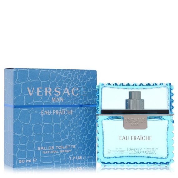 Versace Man by Versace Eau Fraiche Eau De Toilette Spray (Blue) 50ml for Men