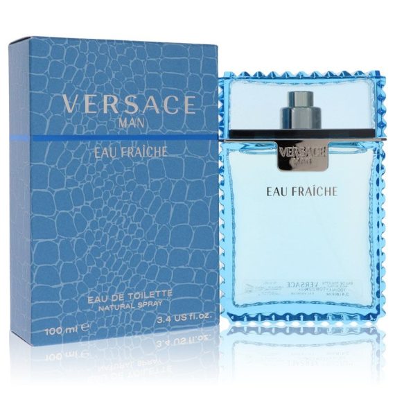 Versace Man by Versace Eau Fraiche Eau De Toilette Spray (Blue) 100ml for Men
