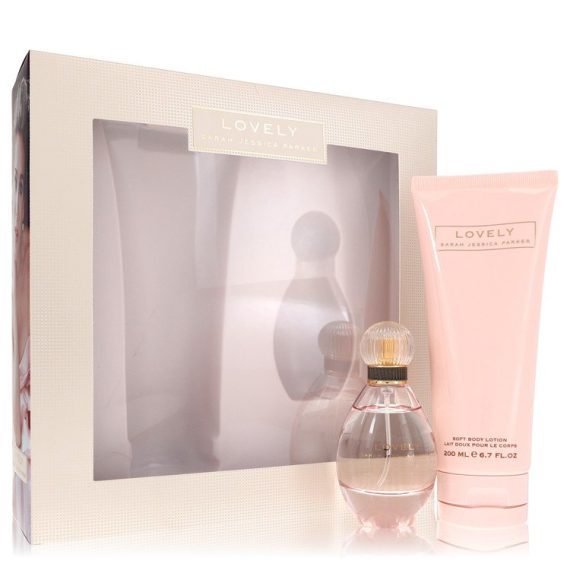Lovely by Sarah Jessica Parker Gift Set -- 50ml Eau De Parfum Spray + 200ml Body Lotion for Women