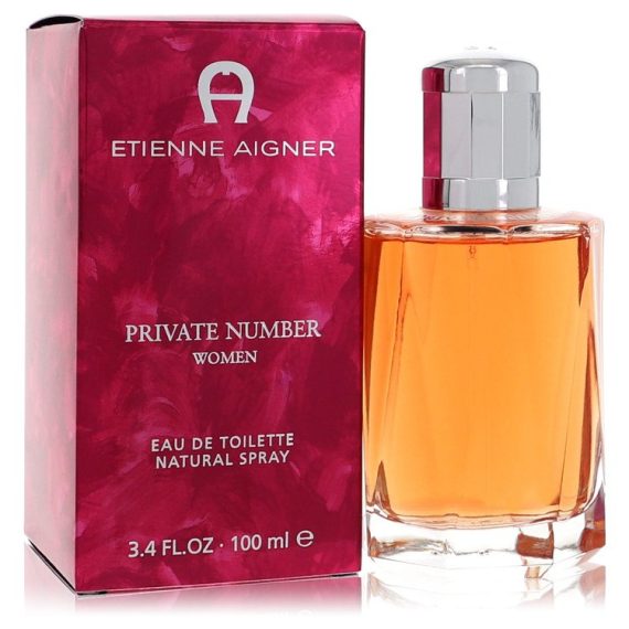 Private Number by Etienne Aigner Eau De Toilette Spray 100ml for Women