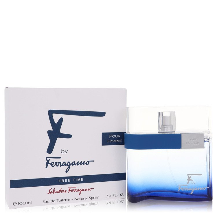 F Free Time by Salvatore Ferragamo Eau De Toilette Spray 100ml for Men