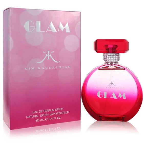 Kim Kardashian Glam by Kim Kardashian Eau De Parfum Spray 100ml for Women