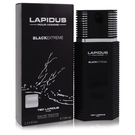 Lapidus Black Extreme by Ted Lapidus Eau De Toilette Spray 100ml for Men