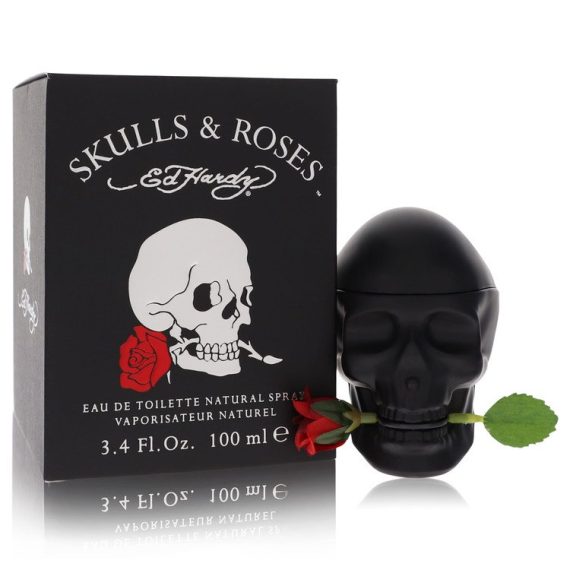 Skulls & Roses by Christian Audigier Eau De Toilette Spray 100ml for Men