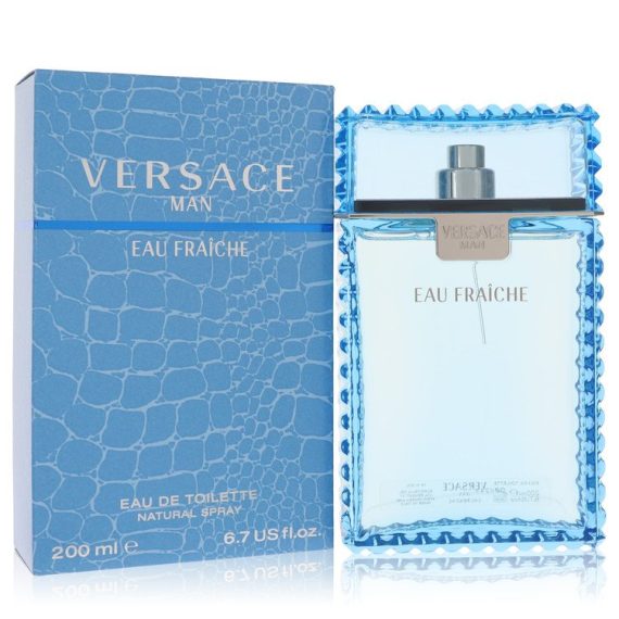 Versace Man by Versace Eau Fraiche Eau De Toilette Spray (Blue) 200ml for Men