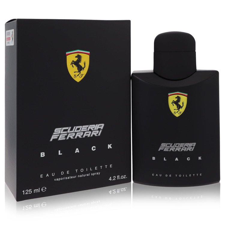 Ferrari Scuderia Black by Ferrari Eau De Toilette Spray 125ml for Men