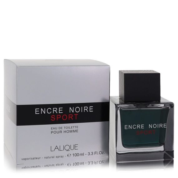 Encre Noire Sport by Lalique Eau De Toilette Spray 100ml for Men