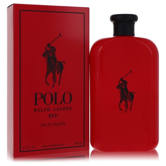 Polo Red by Ralph Lauren Eau De Toilette Spray 200ml for Men