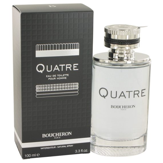 Quatre by Boucheron Eau De Toilette Spray 100ml for Men