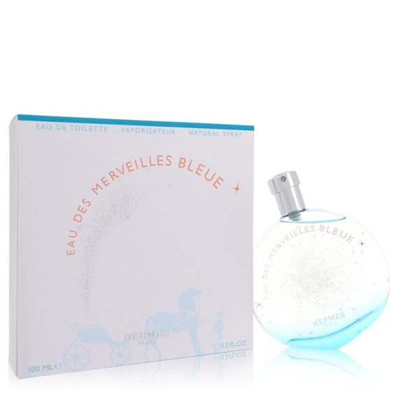 Eau des Merveilles Bleue by Hermes Eau De Toilette Spray 100ml for Women