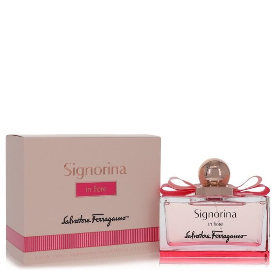 Signorina In Fiore by Salvatore Ferragamo Eau De Toilette Spray 100ml for Women