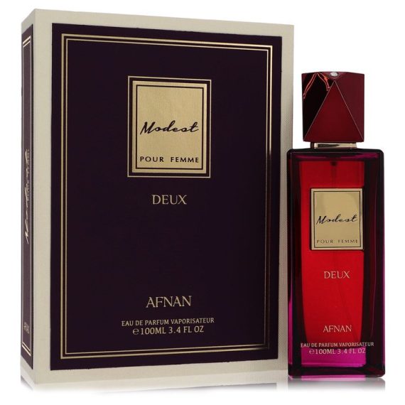 Modest Pour Femme Deux by Afnan Eau De Parfum Spray 100ml for Women