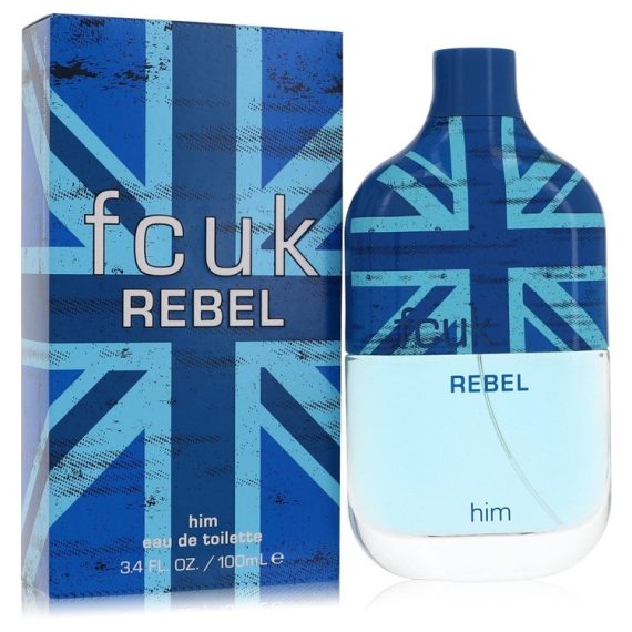 FCUK Rebel by French Connection Eau De Toilette Spray 100ml for Men