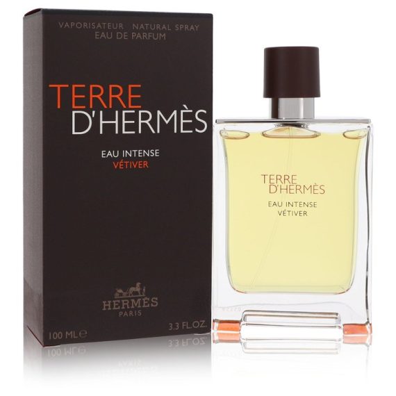 Terre D'hermes Eau Intense Vetiver by Hermes Eau De Parfum Spray 100ml for Men