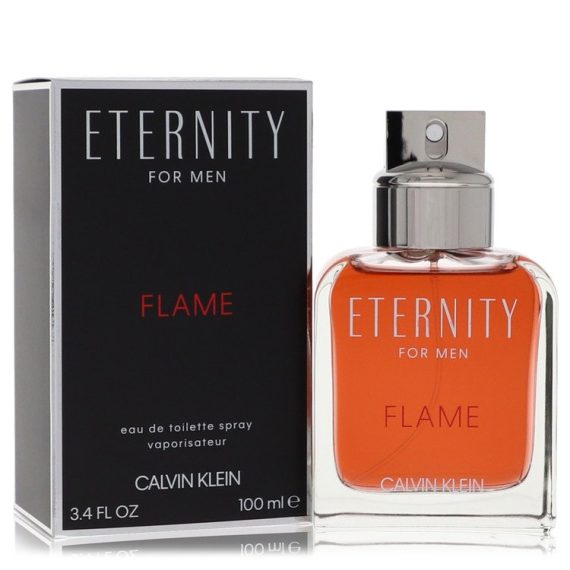 Eternity Flame by Calvin Klein Eau De Toilette Spray 100ml for Men