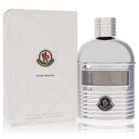 Moncler by Moncler Eau De Parfum Spray (Refillable + LED Screen) 150ml for Men