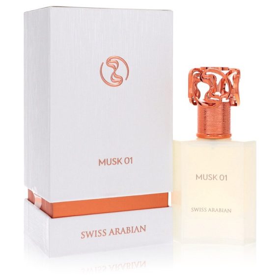 Swiss Arabian Musk 01 by Swiss Arabian Eau De Parfum Spray (Unisex) 50ml for Men