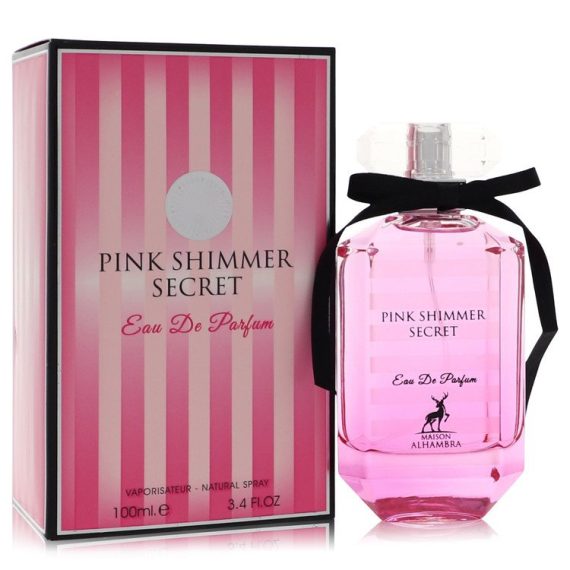 Pink Shimmer Secret by Maison Alhambra Eau De Parfum Spray 100ml for Women