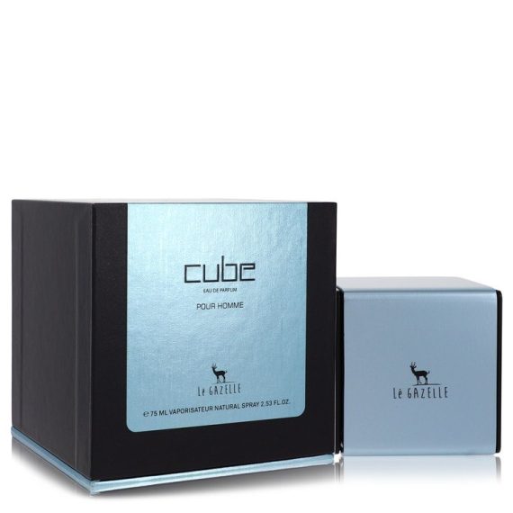 Le Gazelle Cube by Le Gazelle Eau De Parfum Spray 2.590ml for Men