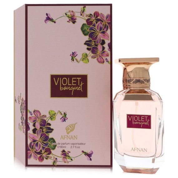 Afnan Violet Bouquet by Afnan Eau De Parfum Spray 80ml for Women