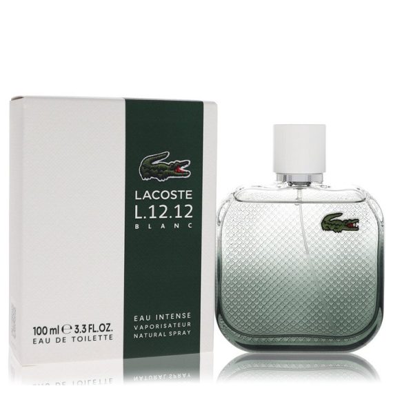 Lacoste Eau De Lacoste L.12.12 Blanc Eau Intense by Lacoste Eau De Toilette Spray 100ml for Men